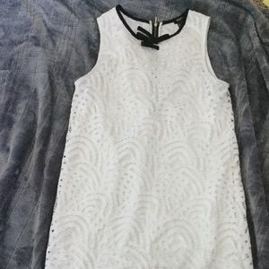 White formal dress